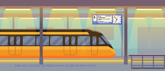 Comment contacter les objets trouvés de la gare Paris-Nord ?