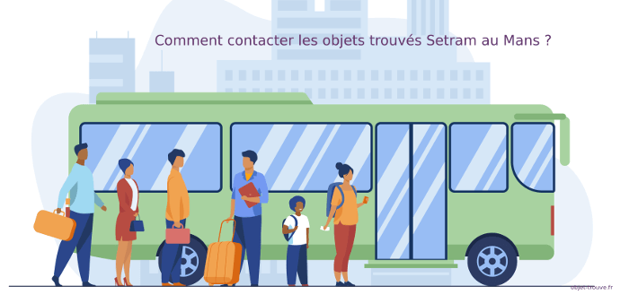 Comment contacter le bureau des objets trouvés Setram au Mans ?